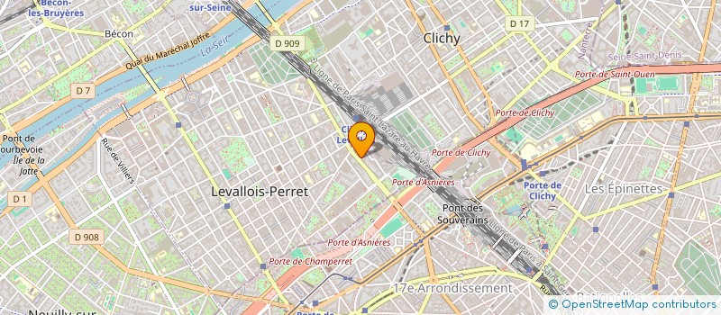 localisation de l'entreprise RABOLOS à LEVALLOIS-PERRET
