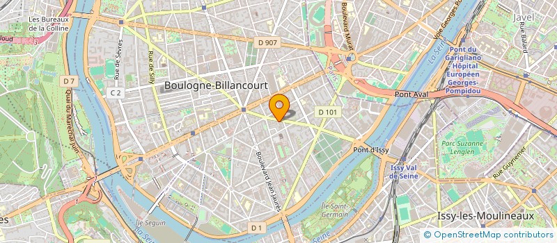 localisation de l'entreprise RABONI IDF à BOULOGNE-BILLANCOURT