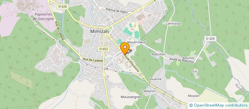 localisation de l'entreprise RABOPALE à MIMIZAN