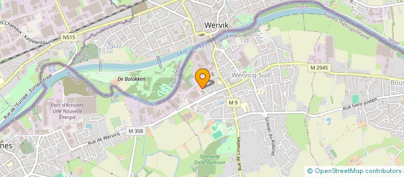 localisation de l'entreprise RABOTAGES ET APPLICATIONS MECANISES à WERVICQ-SUD