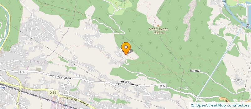 localisation de l'entreprise RABOTERIE DU FAUCIGNY  THYEZ