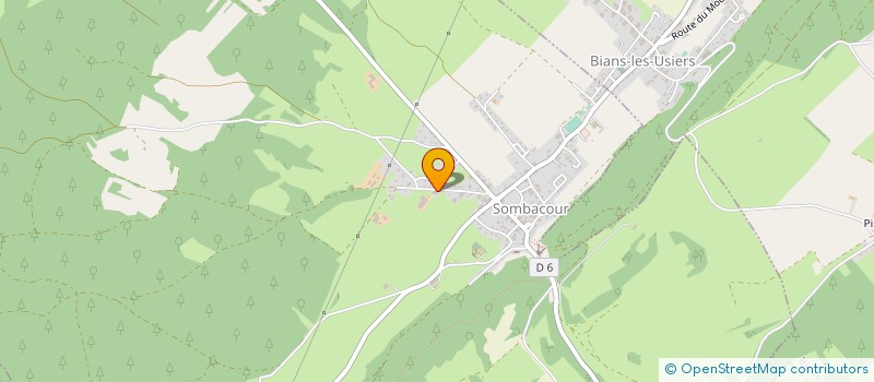 localisation de l'entreprise RABOTERIE JEANNIN  VAL D'USIERS