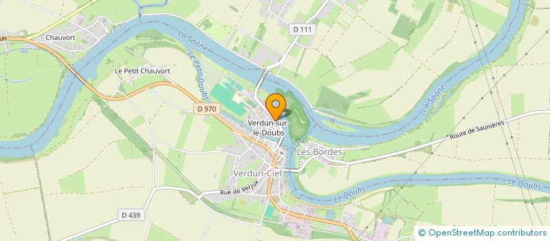 localisation de l'entreprise RABOUHAN BERNARD ET JEAN-FRANCOIS à VERDUN-SUR-LE-DOUBS