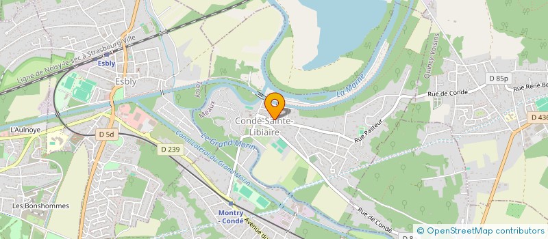 localisation de l'entreprise RABOUIN - JOUANNET  CONDE-SAINTE-LIBIAIRE