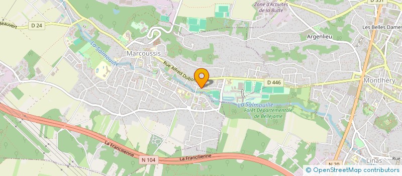 localisation de l'entreprise RABOUNY  MARCOUSSIS