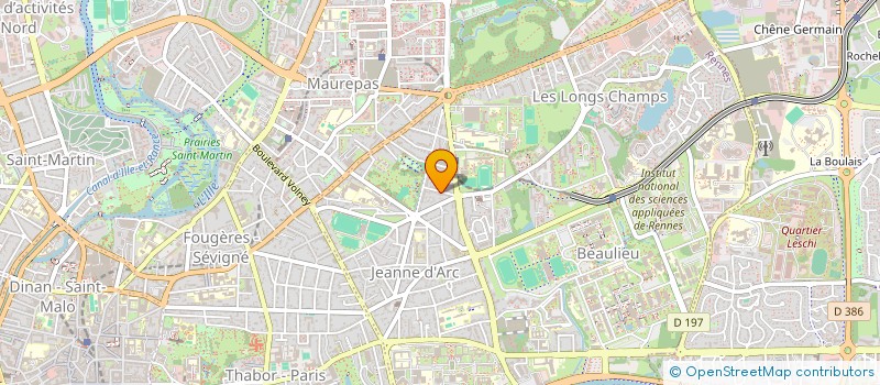 localisation de l'entreprise RABOURDIN LMNP RENNES  RENNES