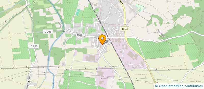 localisation de l'entreprise RABSON  SAUMUR