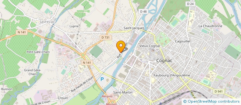 localisation de l'entreprise RABSTAS ASSOCIATION à COGNAC