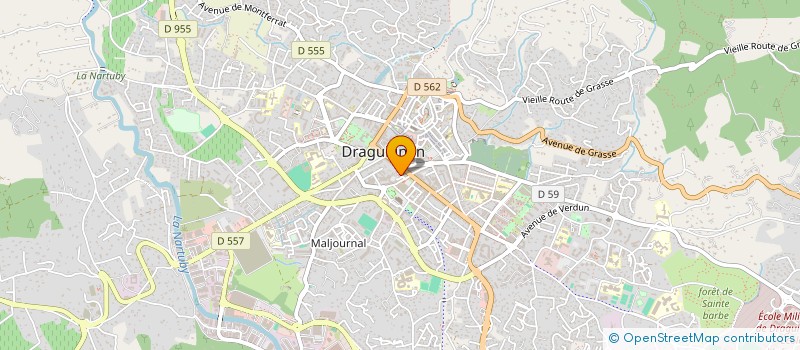 localisation de l'entreprise RABT  DRAGUIGNAN