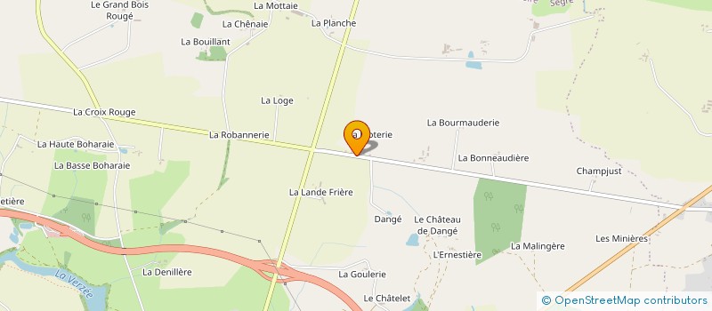 localisation de l'entreprise RABU MENUISERIE  OMBREE D'ANJOU