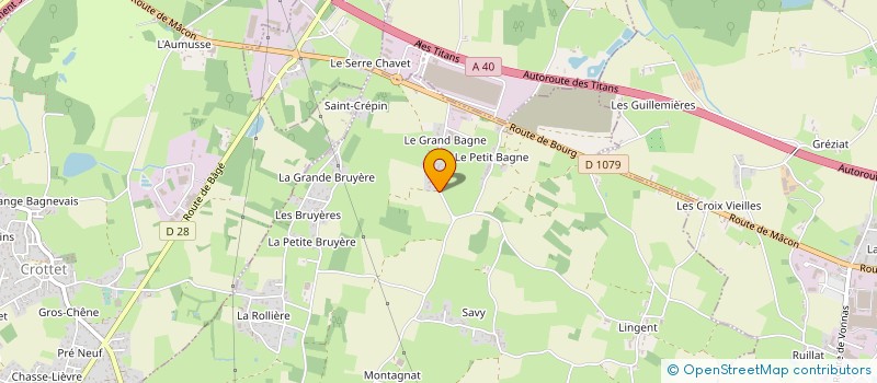 localisation de l'entreprise RABUMECA SARL à SAINT-JEAN-SUR-VEYLE