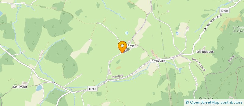 localisation de l'entreprise RABUT IMMOBILIER  MARIGNY