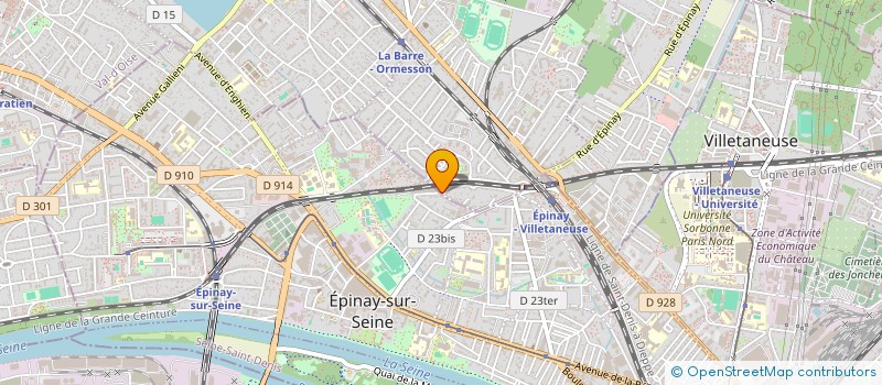 localisation de l'entreprise RABY à EPINAY-SUR-SEINE