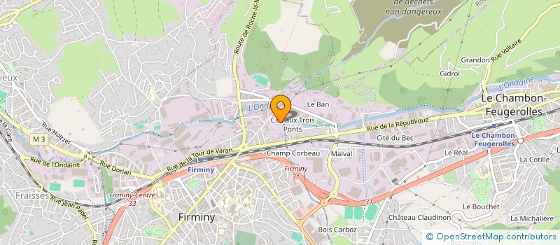 localisation de l'entreprise RABY BOIS à LE CHAMBON-FEUGEROLLES