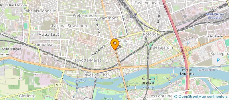 localisation de l'entreprise RABY & CIE  TOURS