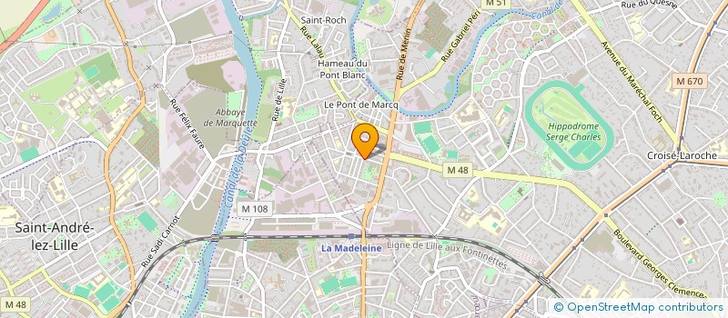 localisation de l'entreprise RAC à MARCQ-EN-BARŒUL