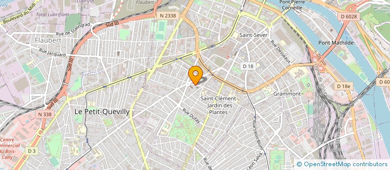 localisation de l'entreprise RAC CHANTIERS à ROUEN