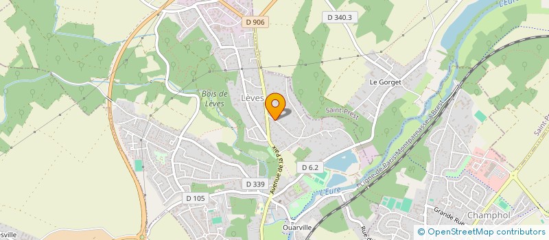 localisation de l'entreprise RACAM à LEVES