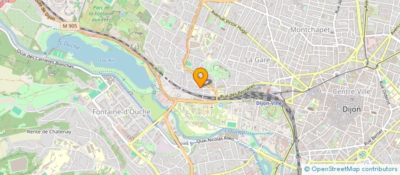 localisation de l'entreprise RACAM PATRIMOINE à DIJON