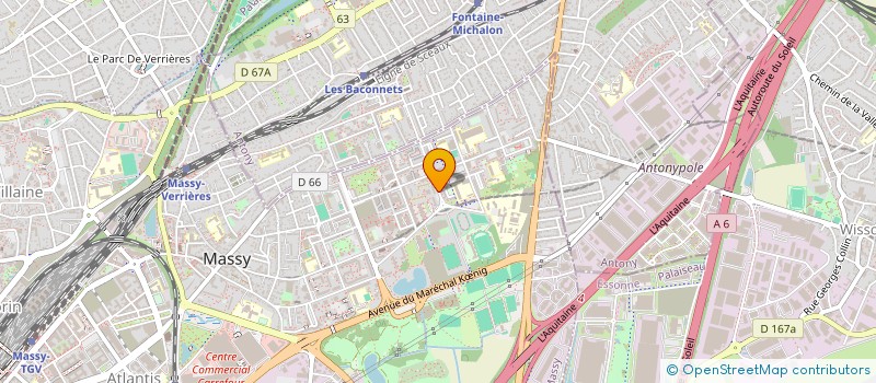 localisation de l'entreprise RACANO DESIGN  MASSY