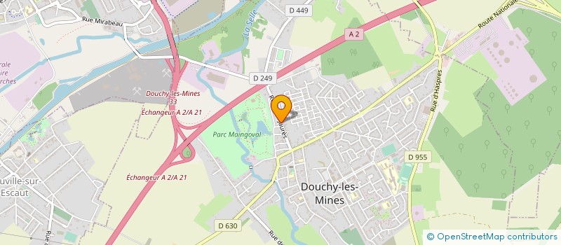 localisation de l'entreprise RACAT FABRICE à DOUCHY-LES-MINES