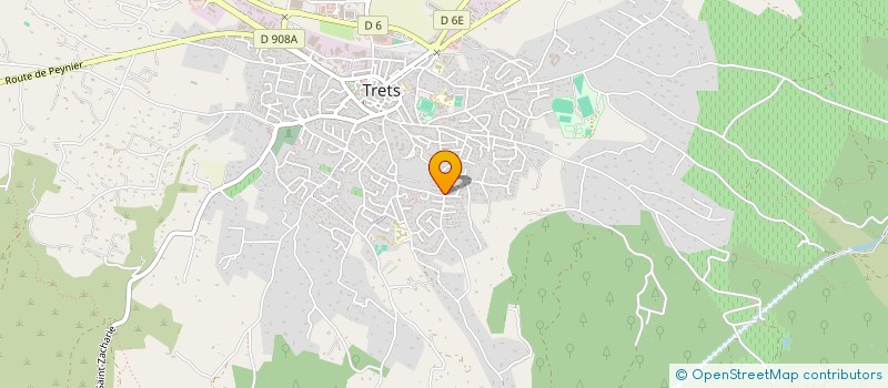 localisation de l'entreprise RACATTI à TRETS