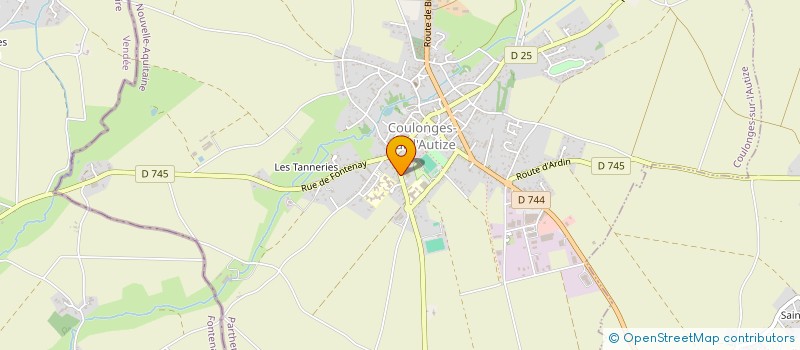 localisation de l'entreprise RACAUD M.P.M  VILLIERS-EN-PLAINE