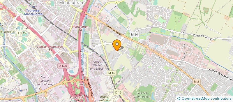 localisation de l'entreprise RACAUD NETTOYAGE INTER EXTER à TOULOUSE