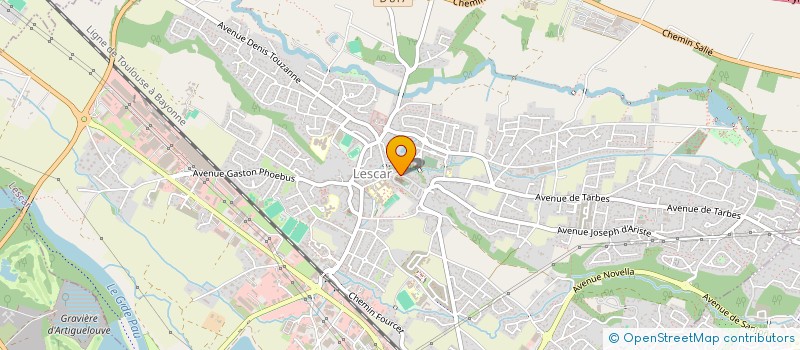 localisation de l'entreprise RACCINE  LESCAR