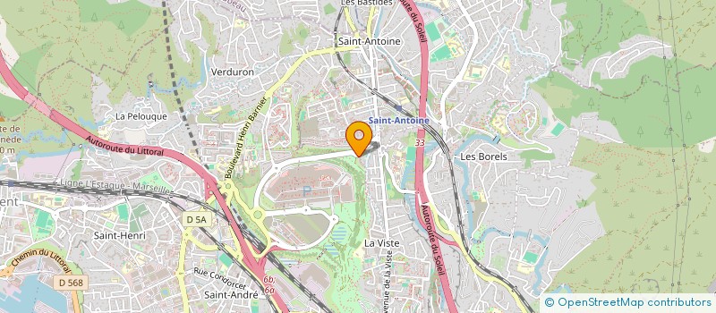 localisation de l'entreprise RACCORD.E.E.S  MARSEILLE