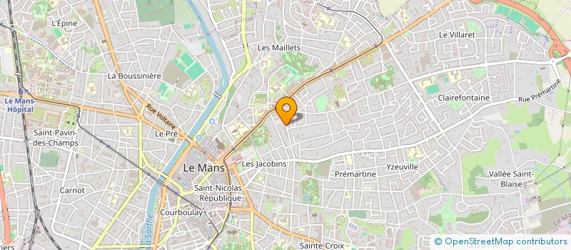 localisation de l'entreprise RACCORDS DIRECT à LE MANS