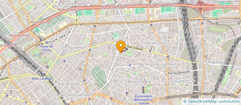 localisation de l'entreprise RACCORDS SERVICE à PARIS