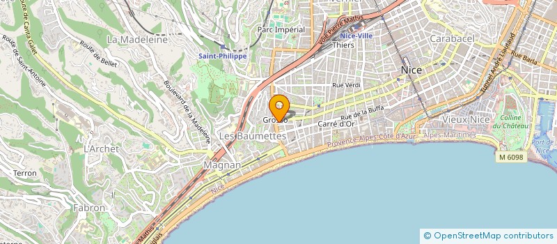 localisation de l'entreprise RACCOUN CITY AIR SOFT à NICE