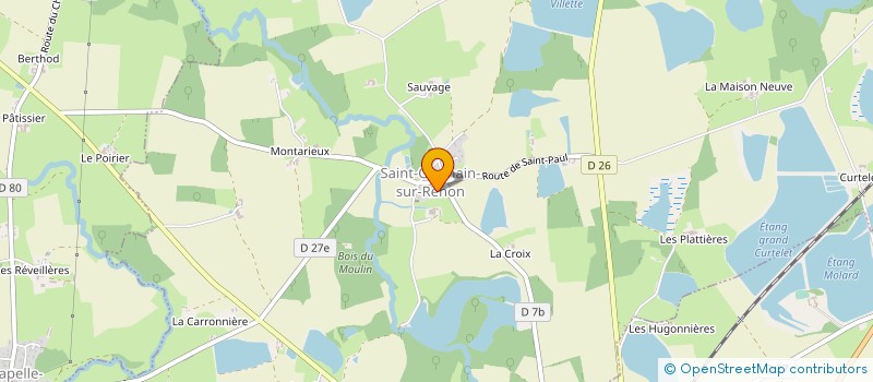 localisation de l'entreprise RACCURT à SAINT-GERMAIN-SUR-RENOM