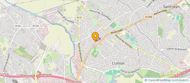 localisation de l'entreprise RACE 2 BE à L'UNION