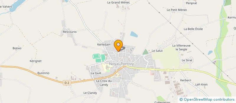 localisation de l'entreprise RACE BREIZH  NOYAL-PONTIVY