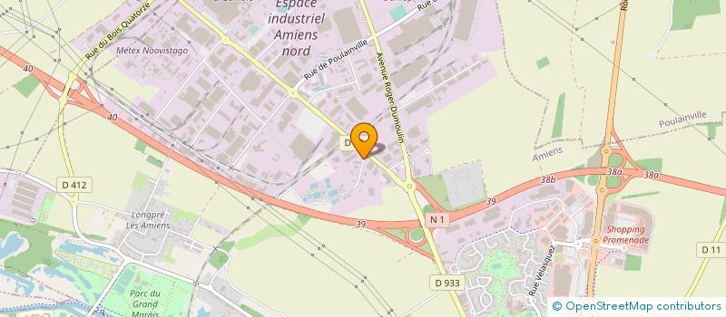 localisation de l'entreprise RACE INCRISE  AMIENS