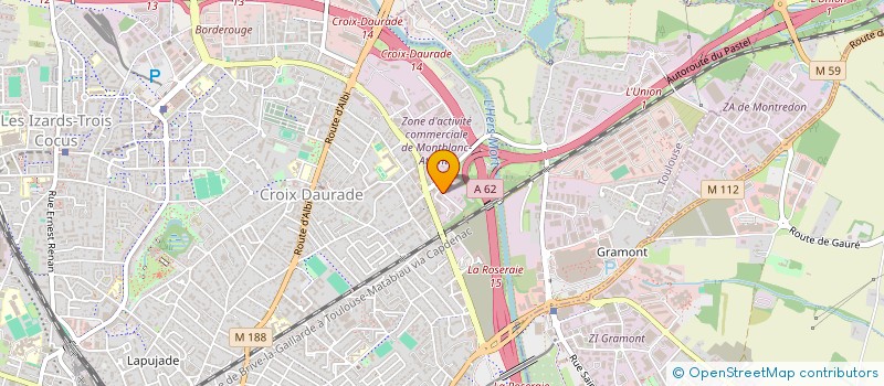 localisation de l'entreprise RACE ONE  TOULOUSE