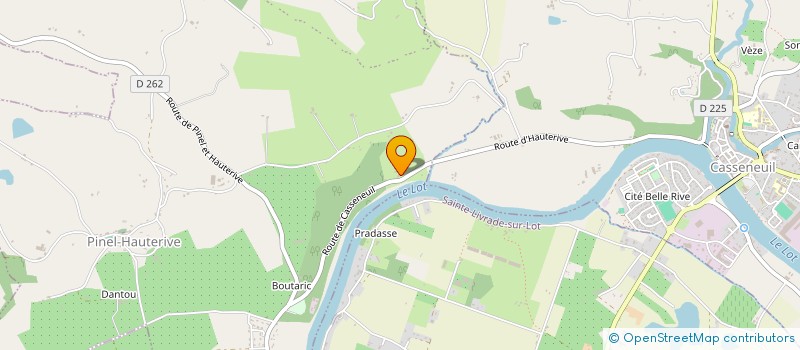 localisation de l'entreprise RACEDREAM  PINEL-HAUTERIVE