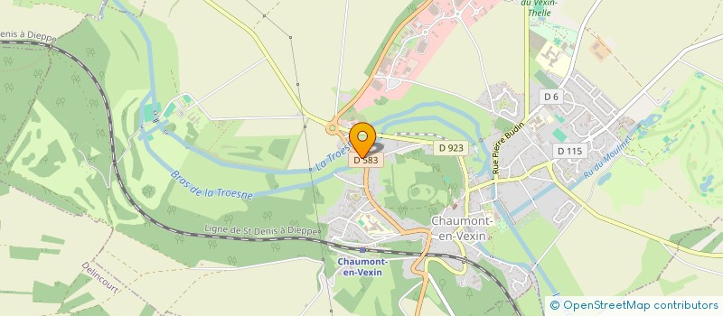 localisation de l'entreprise RACELMA  CHAUMONT-EN-VEXIN