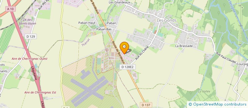 localisation de l'entreprise RACER 110 % à LES GONDS