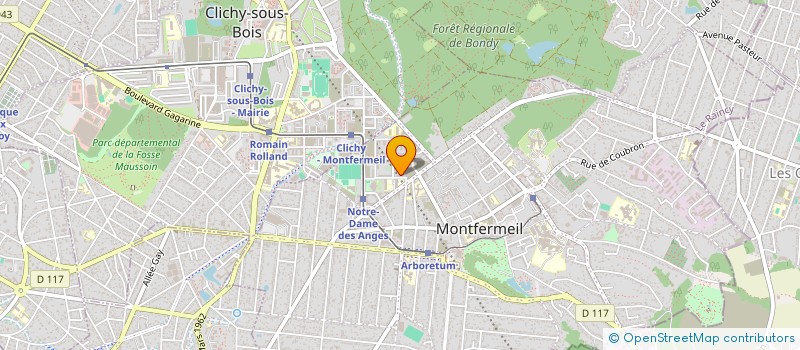 localisation de l'entreprise RACH  MONTFERMEIL