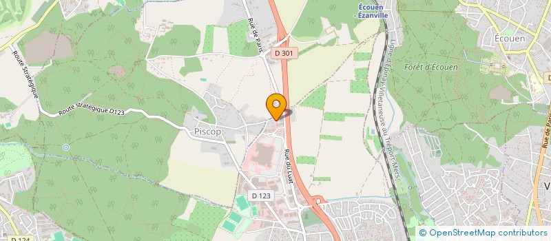 localisation de l'entreprise RACH & LASH à ST BRICE SOUS FORET
