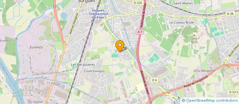 localisation de l'entreprise RACH LOG  SORGUES