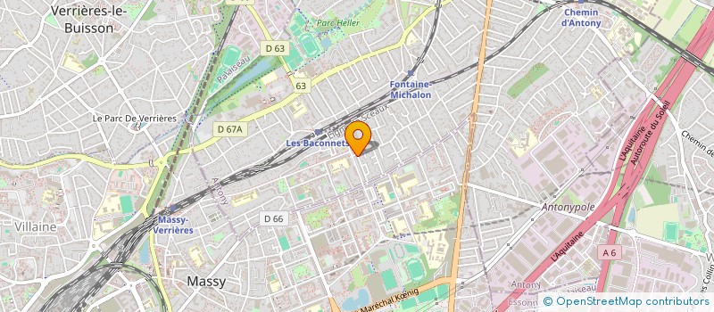 localisation de l'entreprise RACH'S PASTELS à ANTONY