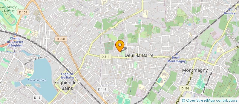 localisation de l'entreprise RACHACH LOCATIF  DEUIL-LA-BARRE