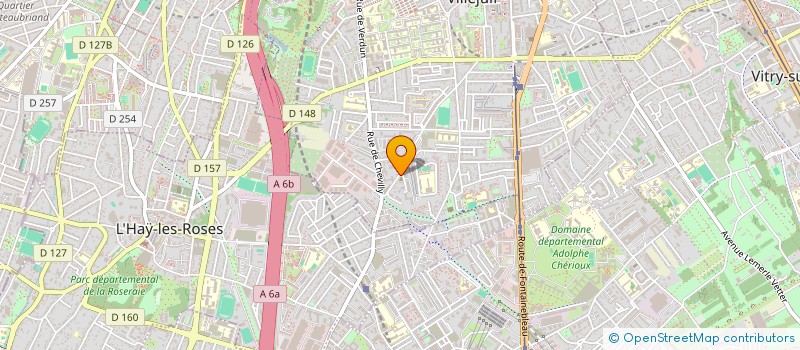 localisation de l'entreprise RACHAD à VILLEJUIF