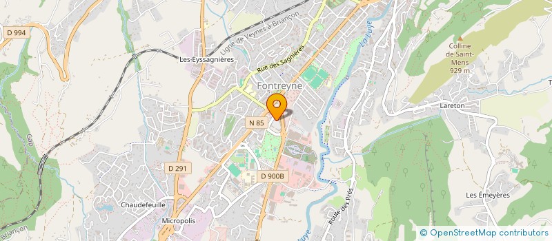 localisation de l'entreprise RACHALUGRE  GAP