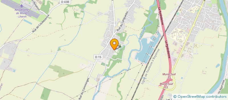 localisation de l'entreprise RACHATY  MURET