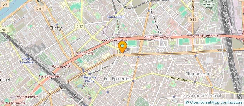 localisation de l'entreprise RACHCAB  PARIS